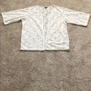 Express lace cardigan